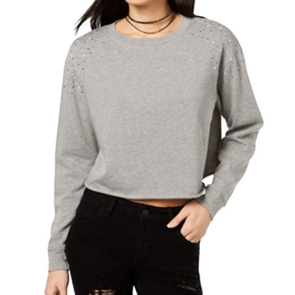 No Comment NY• LA
No Comment Grey Crewneck Embellished Sweatshirt Size L NWT